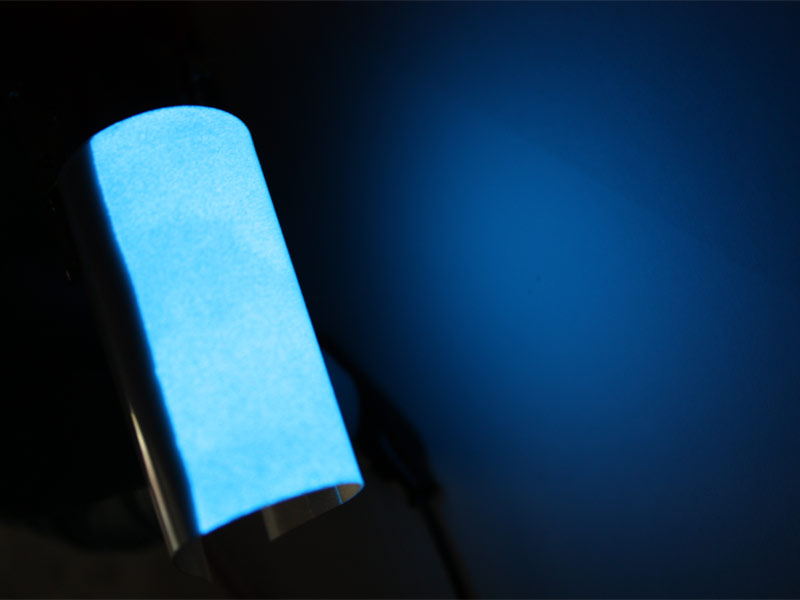 Elektrolumineszenz-Folie auf Basis von CNT-Dünnschichten als transparente Elektrode Elektrolumineszenz-Folie auf Basis von CNT-Dünnschichten als transparente Elektrode.