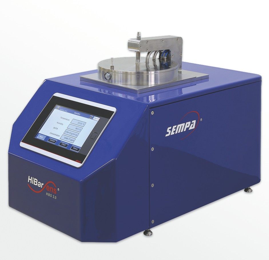 HiBarSens - Permeation analyzer for the determination of the water vapor transfer rate of ultra barrier foils and polymer webs. HiBarSens - Permeation analyzer for the determination of the water vapor transfer rate of ultra barrier foils and polymer webs.